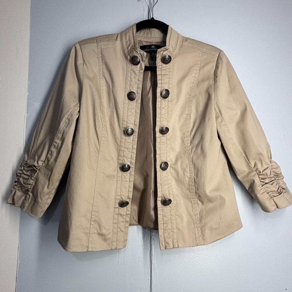 MADISON MICH." brand jacket military-style